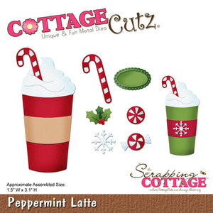 Cottage Cutz "Peppermint Latte" 4" x 4" Die