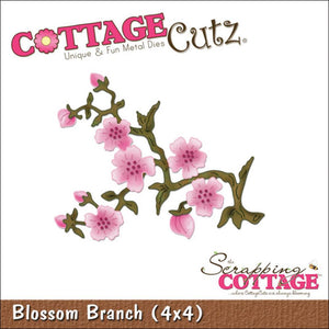 Cottage Cutz "Blossom Branch" 4" x 4" Die