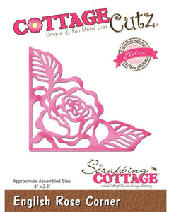 Cottage Cutz "English Rose Corner" Die