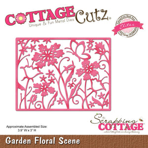 Cottage Cutz "Garden Floral Scene" Die