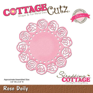 Cottage Cutz "Rose Doily" 4" x 4" Die