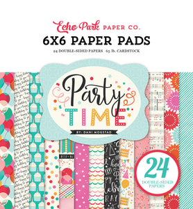 Echo Park Paper "Party Time" 6" x 6" Paper Pad