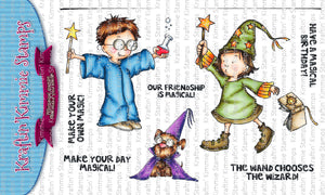 Kraftin Kimmie RETIRED "Make Your Own Magic" Clear Stamp