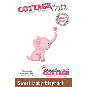 Cottage Cutz "Sweet Baby Elephant" Die