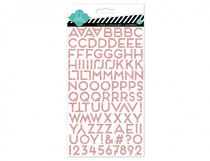 Heidi Swapp RETIRED "Dreamy" Puffy Glitter Alphabet Stickers
