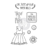 Prima Marketing/Julie Nutting "Play Time" Mixed Media Cling Stamp