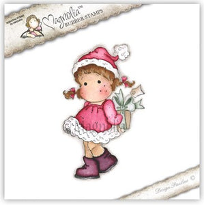 Magnolia Stamps Sweet Christmas Dreams "Something For You Tilda" Rubber Stamp