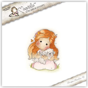 Magnolia Stamps Special Moments "Tilda with Her Rabbit" Rubber Stamp