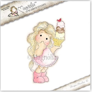 Magnolia Stamps With Love Collection "Tilda with Big Icecream" Rubber Stamp
