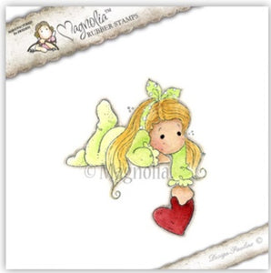 Magnolia Stamps With Love Collection "Tilda with Dotbow" Rubber Stamp