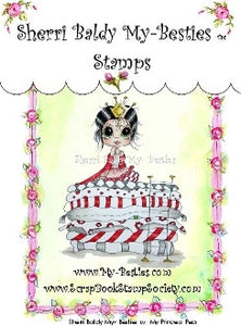 Sherri Baldy My Besties "Princess Pea" Clear Stamp