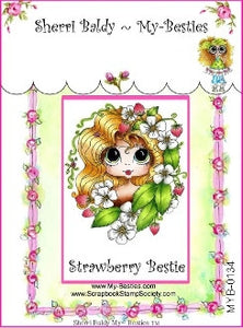 Sherri Baldy My Besties "Strawberry" Clear Stamp
