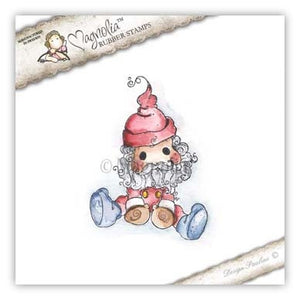 Magnolia Stamps Waiting For Christmas "Little Santa" Rubber Stamp