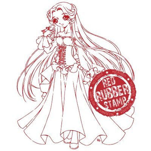 Make It Crafty "Fairest of All Princesses" Unmounted Rubber Stamp