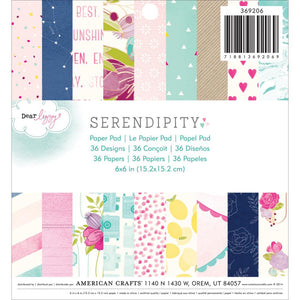 American Crafts Dear Lizzy "Serendipity" 6" x 6" Paper Pad