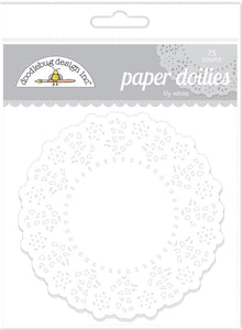 Doodlebug Design RETIRED "Lily White" Paper Doilies