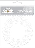 Doodlebug Design RETIRED "Lily White" Paper Doilies