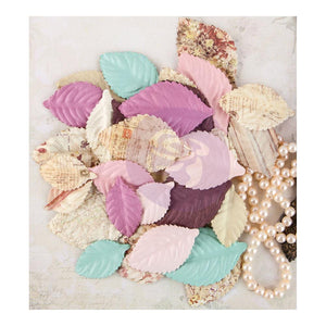 Prima Marketing RETIRED Butterfly "Aile" Paper Leaves Embellishments