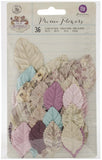 Prima Marketing RETIRED Butterfly "Aile" Paper Leaves Embellishments