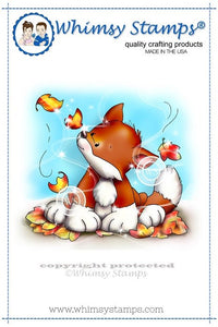 Whimsy Stamps/C. Armstrong "Autumn Fox Kit" Rubber Stamp