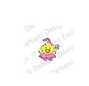 DeNami Design "Fairy Princess Chickie" Wood Mounted Rubber Stamp