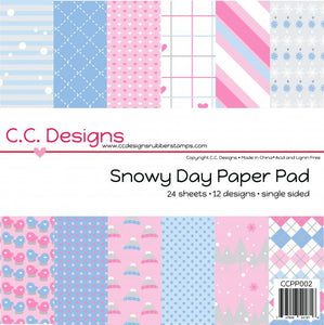 CC Designs RETIRED "Snowy Day" 6" x 6" Paper Pad