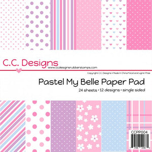 CC Designs RETIRED "Pastel My Belle" 6" x 6" Paper Pad