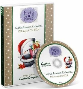 Crafter's Companion Party Paws Festive Fancies Collection CD-ROM