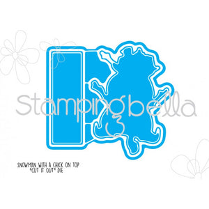 Stamping Bella "Snowman with a Chick on Top" Cut It Out Die