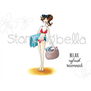 Stamping Bella "BeachaBella" Rubber Stamp