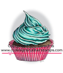 DoveArt Studios "Cupcake" Rubber Stamp