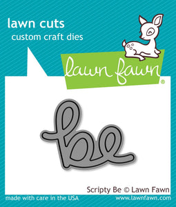 Lawn Fawn "Scripty Be" Custom Craft Die