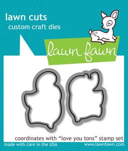 Lawn Fawn "Love You Tons" Custom Craft Dies