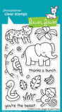 Lawn Fawn "Critters In The Jungle" Clear Stamp