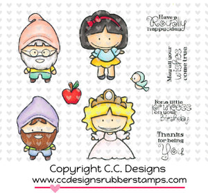 CC Designs *RETIRED* Meoples "Royal Magic" Rubber Stamp