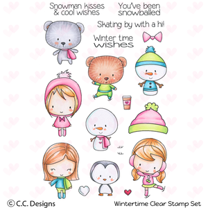 CC Designs "Wintertime" Clear Stamp