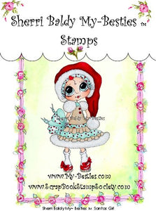 Sherri Baldy My Besties "Santa's Girl" Clear Stamp