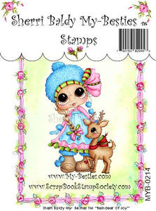 Sherri Baldy My Besties "Reindeer Of Joy" Clear Stamp
