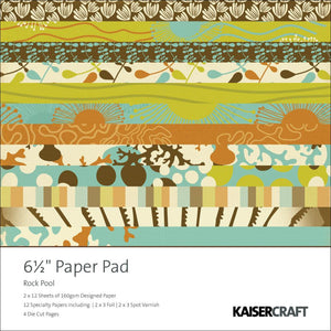 Kaisercraft RETIRED "Rock Pool" 6.5" Paper Pad