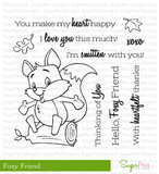 SugarPea Designs Beanstalk "Foxy Friend" Clear Stamp