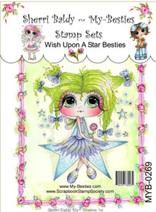 Sherri Baldy My Besties "Wish Upon A Star" Clear Stamp