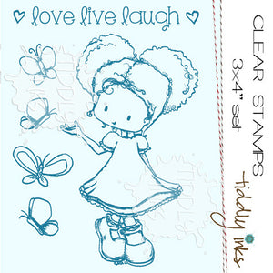 Tiddly Inks "Laugh" Clear Stamp Set