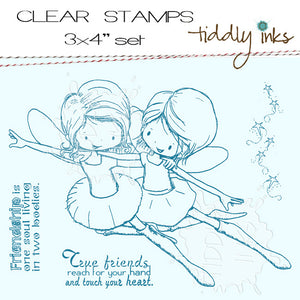 Tiddly Inks "Fairy Friends" Clear Stamp Set