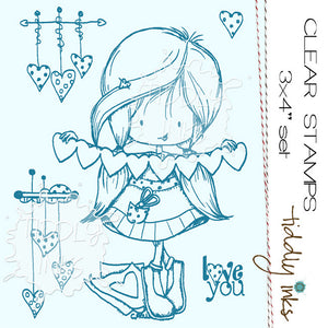 Tiddly Inks "Have Heart" Clear Stamp