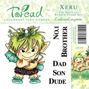 Crafter's Companion To Read "Xeru" EZ Mount Rubber Stamp Set