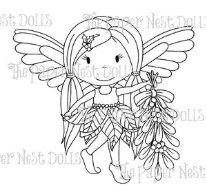 Paper Nest Dolls "Christmas Fairy Ellie" Rubber Stamp