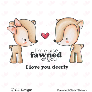 CC Designs  "Fawned" Clear Stamp