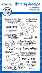 Whimsy Stamps "A Girl's Best Friend" Clear Stamp