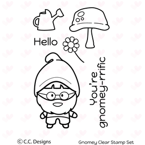 CC Designs "Gnomey" Clear Stamp