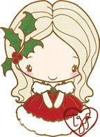 The Greeting Farm  *RETIRED* "Holiday Anya" Rubber Stamp